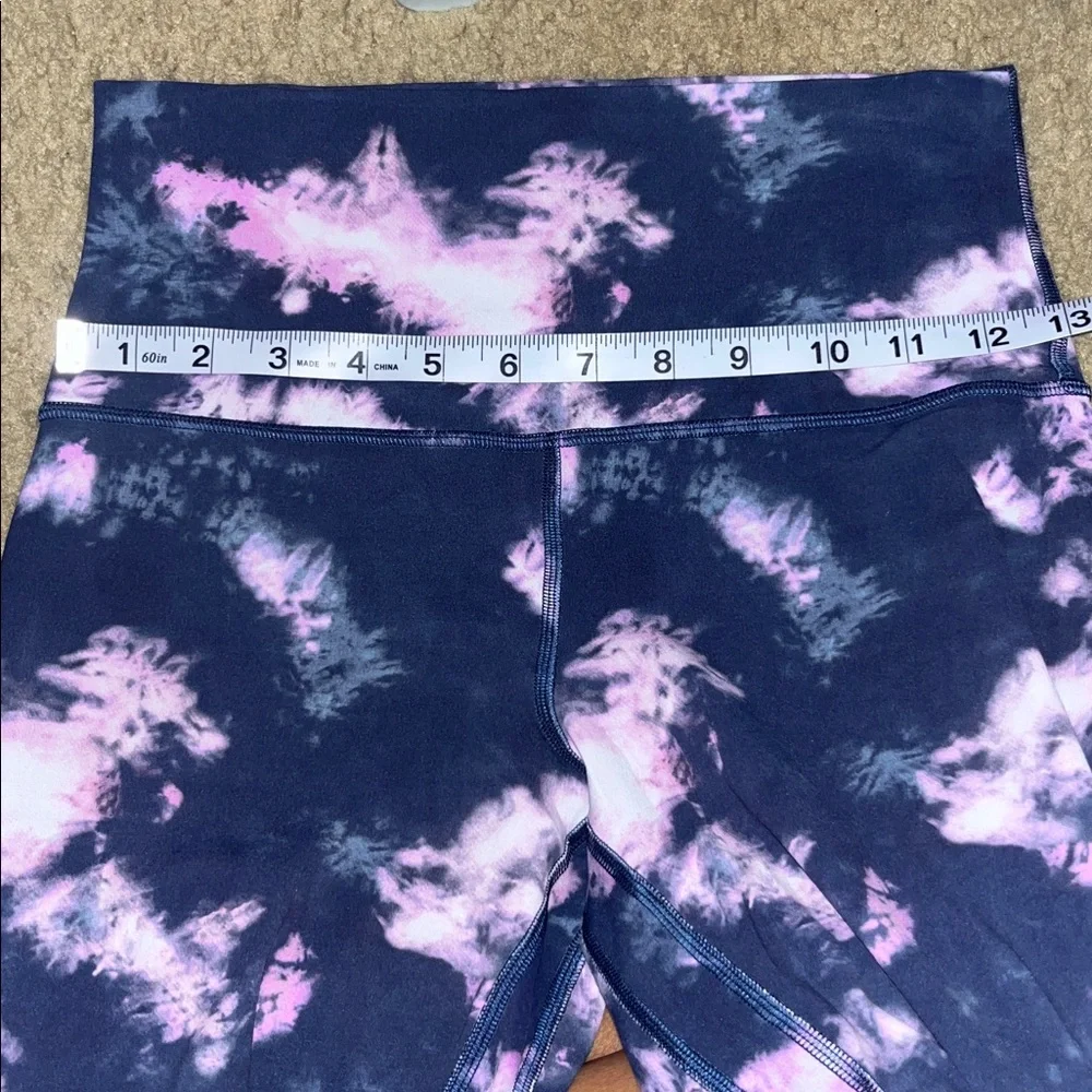🍋 EUC Lululemon Align HR Pant 25" - Circulate Tie Dye Mineral Blue Multi - Sz 6 - Picture 8 of 12